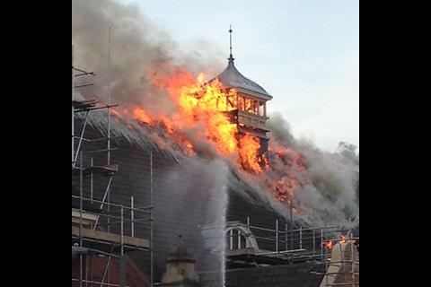Fire at Battersea Arts Centre